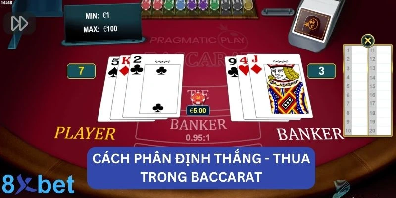 Baccarat 8xbet - Trò Chơi Hấp Dẫn Bet Thủ Không Thể Bỏ Qua Cách phân định thắng - thua trong Baccarat 8xbet