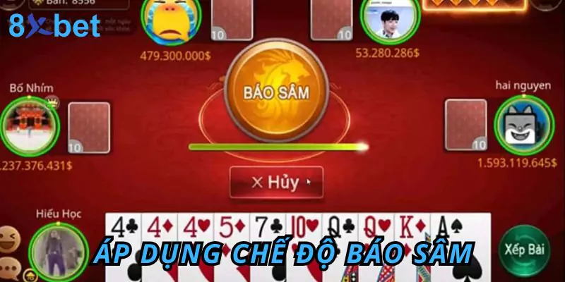 Luật Chơi Sâm Lốc Và Mẹo Nhỏ Giúp Thắng Lớn Cùng 8xbet Áp dụng chế độ báo Sâm khi thấy bài tốt