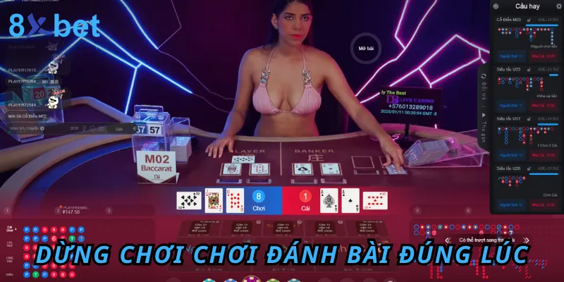 Chơi game đánh bài miễn phí 8xbet thỏa mãn đam mê cá cược Đặt ra giới hạn cược và dừng đúng lúc để không thua sạch tiền